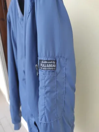 Pull&Bear Giubbino Blu Uomo/Ragazzo Tg L