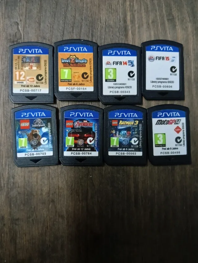 Lote 8 Juegos PS Vita