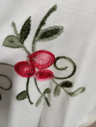 Camisa blanca bordada