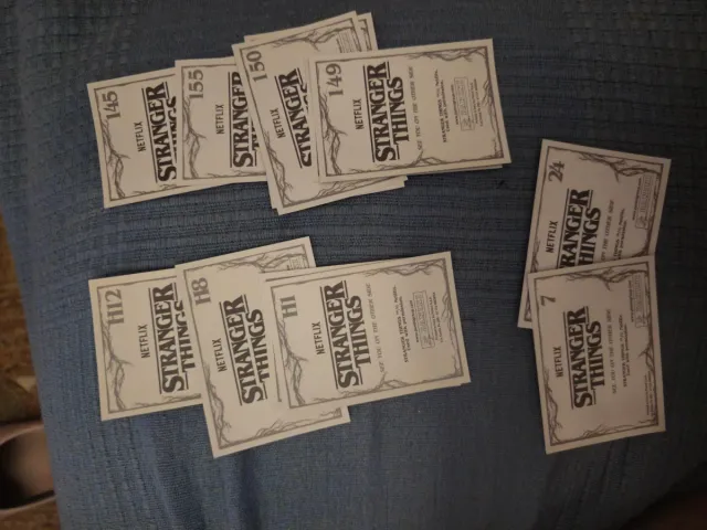 Cromos Stranger Things Netflix