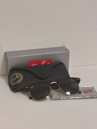 Gafas de sol Ray-Ban Clubmaster Negro/Dorado