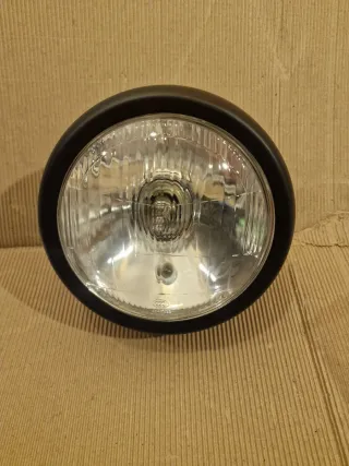 Faro moto con griglia protettiva nuovo