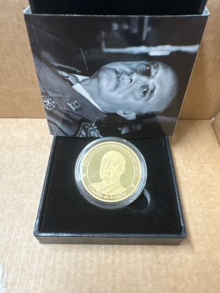 Moneda Francisco Franco Chapado Oro Ed. Limitada
