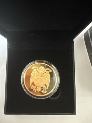 Moneda Francisco Franco Chapado Oro Ed. Limitada