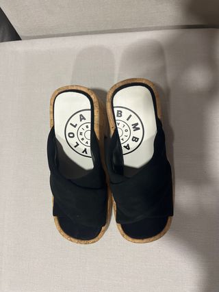 Sandalias Bimba y Lola Negras Talla 38