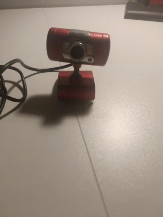 Cámara Web Roja para Ordenador