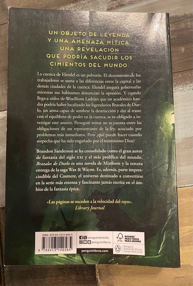 Brazales de Duelo Wax & Wayne 3 Brandon Sanderson