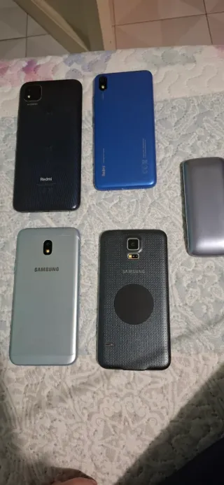 Confezione da 5 telefoni Samsung, Redmi e Alcatel