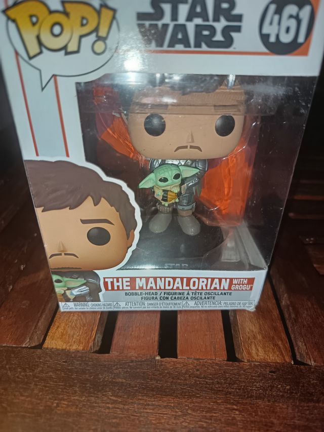 Funko Pop Star Wars 461 The Mandalorian con Grogu