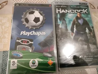 Lote 2 UMDs PSP: PlayChapas y Hancock