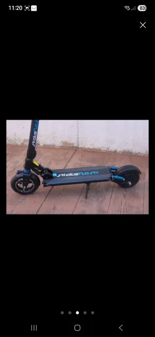 Patinete Eléctrico SkateFlash
Con cargador 
