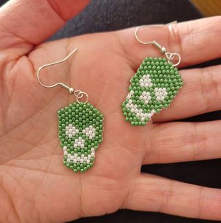 Orecchini "Teschio" interamente fatti a