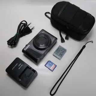 Cámara Canon PowerShot SX730 HS + funda, kit viaje