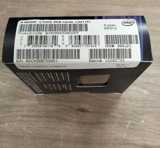Intel Core i5-9600KF - Procesador

3.70G
