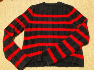 Chaqueta Zara Rayas Azul/Roja Talla M