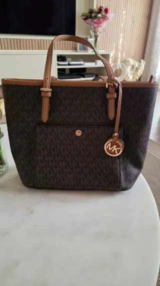 Bolso Michael Kors Beige y Marrón