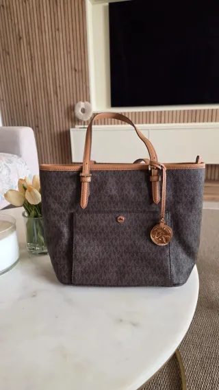 Bolso Michael Kors Beige y Marrón
