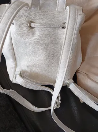 Mochila blanca Atmosphere 25x25 cm
