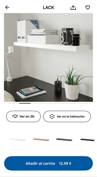 2 Balda LACK IKEA
