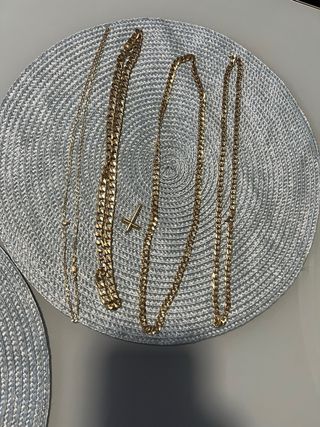 Cadenas de oro 18k cubanas 