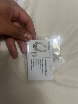 Cadenas de oro 18k cubanas 