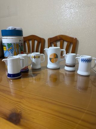 6 Mini Jarras Bidasoa Vintage Nuevas