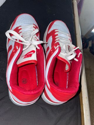 Deportivas Nike Talla 45 Rojo/Blanco
