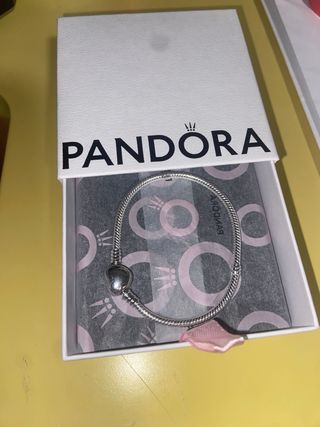 Pulsera Pandora Corazón Plata