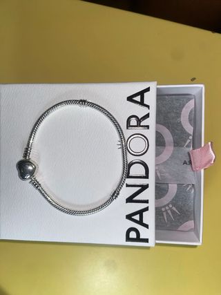Pulsera Pandora Corazón Plata