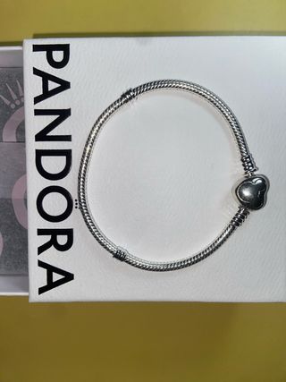 Pulsera Pandora Corazón Plata