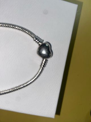 Pulsera Pandora Corazón Plata