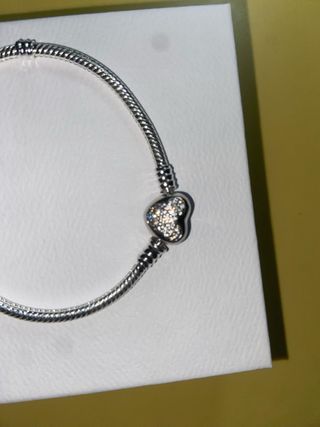 Pulsera Pandora Corazón Plata