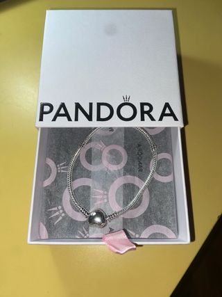 Pulsera Pandora Corazón Plata