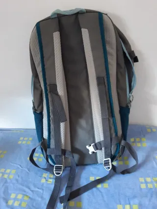 Mochila Quechua senderismo 20L gris/azul