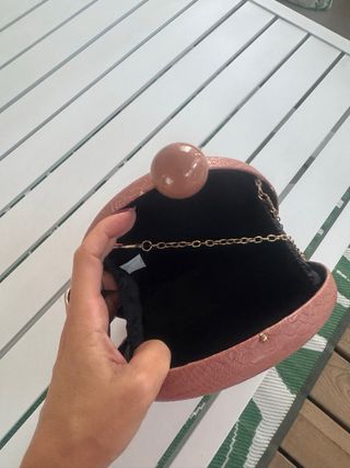 Lote 2 bolsos fiesta rosa y blanco