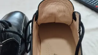 Zapatos de piel drucker negros mujer