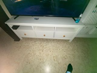 Conjunto Muebles TV y Librería Ikea Blanco