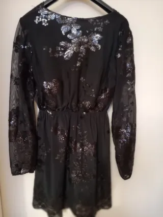  6 Monos elegantes  encaje,negro, pedreua,lentejue