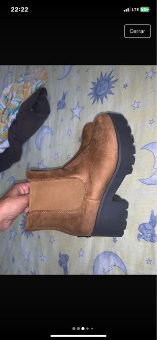 Botines mujer marrones