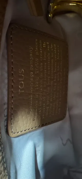 Bolso Tous Beige/Marrón