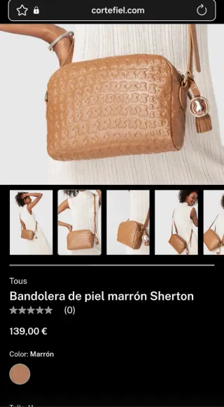 Bolso Tous Beige/Marrón