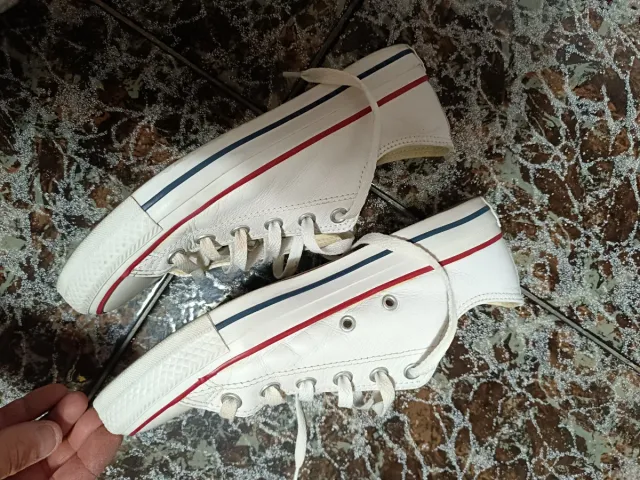 Converse All Star Cuero Blancas