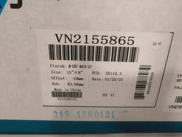 Llantas American Racing 15x8 5x4.5 Doble medida