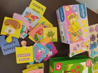 Lote 3 juegos educativos infantiles