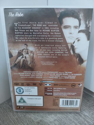 DVD The Robe Richard Burton Jean Simmons