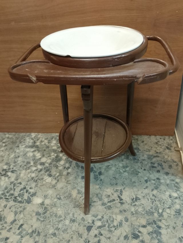 Lavabo antiguo Retro Vintage madera y porcelana