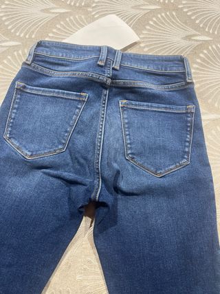 Pantalón tejano Mango azul