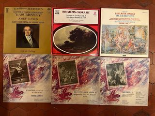 Vinilos Clásica: Schubert, Mozart, Vivaldi