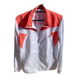 Giubbino Lotto vintage bianco/rosso taglia M