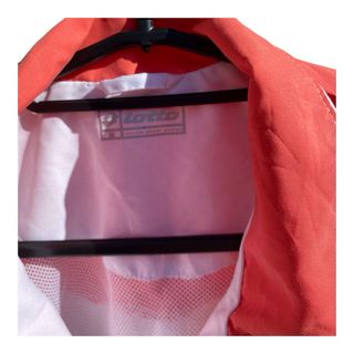 Giubbino Lotto vintage bianco/rosso taglia M